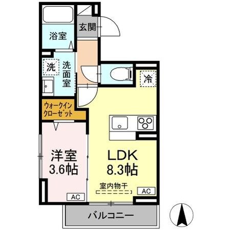 Dスクエア子安町の物件間取画像